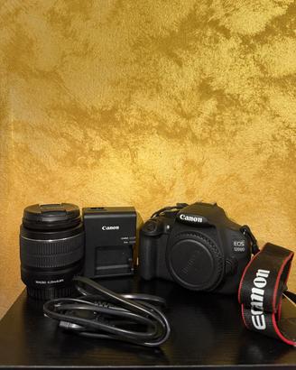 Canon EOS 1200D Nuova + Obiettivo + Caricabatterie