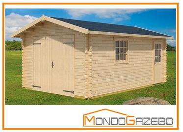 Garage in legno 34mm dim. 530x290 cm NUOVA casetta