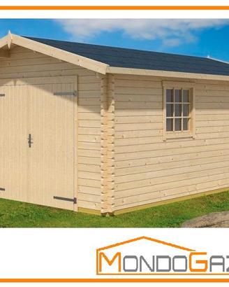 Garage in legno 34mm dim. 530x290 cm NUOVA casetta