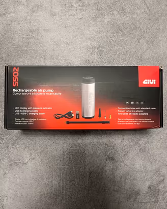 Compressore Portatile GIVI S502 a Batteria