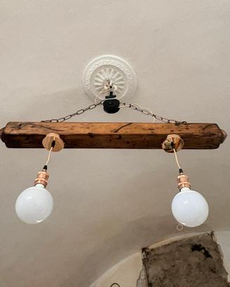 Lampadario rustico