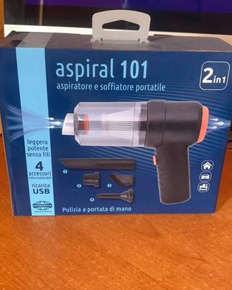 Aspiral 101 Aspiratore Portatile 2 in 1 Senza Fili