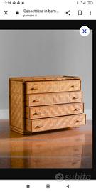 Cameretta completa in bambù  made in Italy ,5 pezz