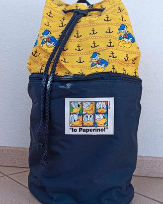zaino "Io Paperino" con 2  scomparti separati