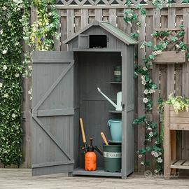 Capanno da Giardino Porta Attrezzi in Legno Imperm