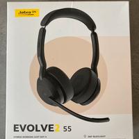 Cuffie wireless o cavo Jabra Evolve2 55