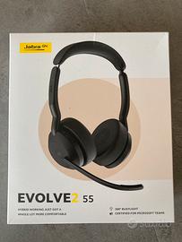 Cuffie wireless o cavo Jabra Evolve2 55