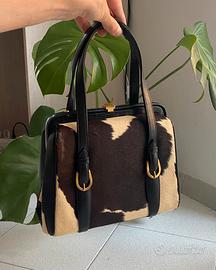 Borsa bauletto in cavallino