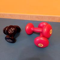 Coppia Usata Manubri Neri/BluNotte Decathlon 2kg