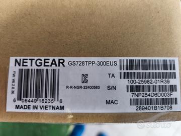 Switch NETGEAR GS728TTP-300EUS