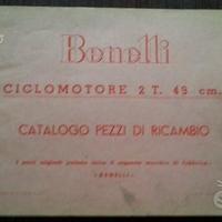 Benelli Ciclomotori 49 1958 catalogo ricambi