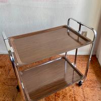 Carrello portavivande pieghevole anni '70