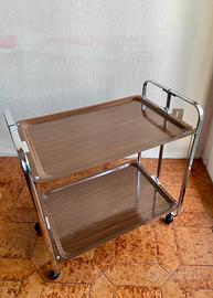 Carrello portavivande pieghevole anni '70
