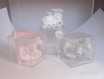 Calamite e bomboniere fatte a mano.