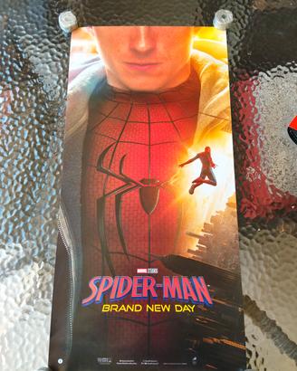 Spiderman Brand new day locandina cinema 33x70,