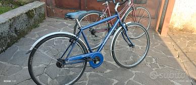 2 city bike stazione  uomo e donna