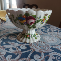Alzatina ceramica con fiori