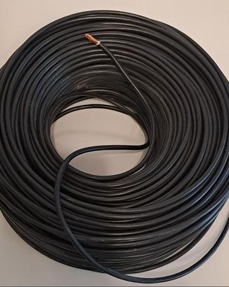 CAVO  ELETTRICO UNIPOLARE FLESSIBILE NERO  DA   4