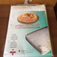 Fodera materasso singolo marca "Cotton d'Oro"