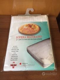 Fodera materasso singolo marca "Cotton d'Oro"