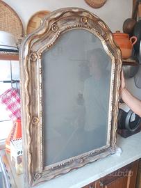 Specchio stile barocco con vetro opaco mis.  97x68
