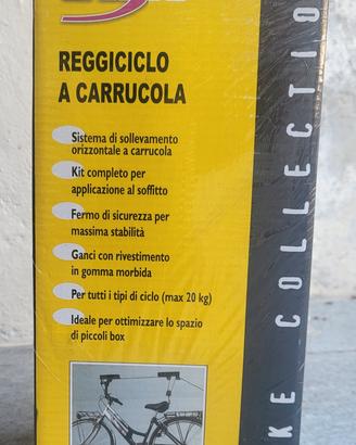 solleva bicicletta a carucola