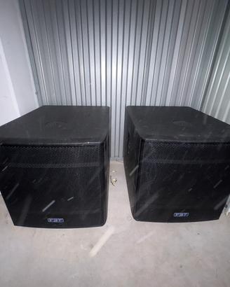 Coppia di subwoofer professionali Fbt Mitus 118SA