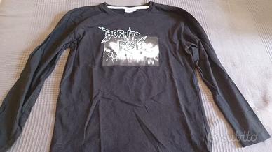 Maglia Ragazzo a maniche Lnghe Nera 12-13 Anni