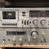 Amplificatore Integrato Sanyo DCA 30 e Sanyo RD 30