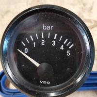 Manometro pressione olio VDO 5 bar usato + acc.ri