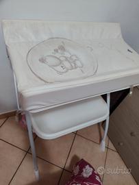 fasciatoio/bagnetto, seduta per auto 3/7 anni