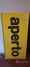 cartello distributore Agip vintage 