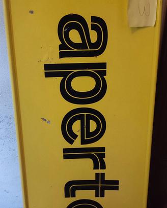 cartello distributore Agip vintage 