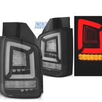 FANALI PER VOLKSWAGEN VW T5 10-15 NERI FULL LED DI