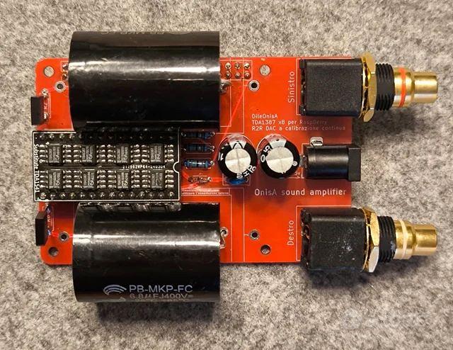 DAC per Raspberry Pi Protodac TDA 1387 x 8 1541 - Audio/Video In ...