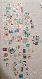 Francobolli provenienti da varie nazioni