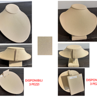 Porta collane finitura glitterata mat