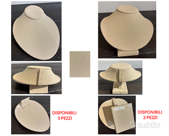 Porta collane finitura glitterata mat