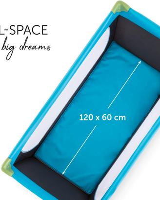 Lettino da Viaggio Hauck Dream N Play 60x120 Blu
