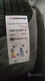 4 gomme Nankang 4 stagioni 195/65 R14 nuove