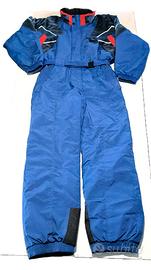 Tuta Sci Fila Ski Team Italia Blu Vintage XL Ottim
