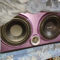 subwoofer doppio 32 cm 800 watt  