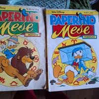 fumetti Paperino agosto n 86  mese febbraio n 80
