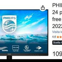 Monitor PHILIPS 24 pollici senza piedistallo