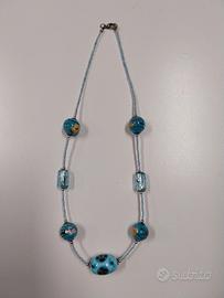 Collana in vetro di Murano
