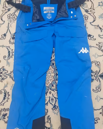 Pantalone sci uomo Kappa FISI 6cento. Tg. L.