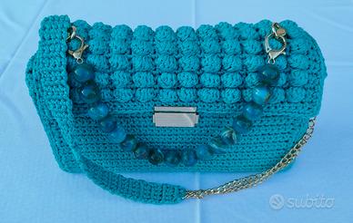 Borsa uncinetto pezzo unico fatto a mano (09)