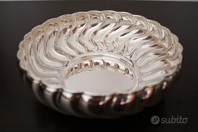 Ciotola Centrotavola Torchon in argento 