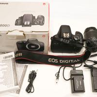 Canon Eos 800D + EF-S 18-55  f/3.5-5.6 IS STM