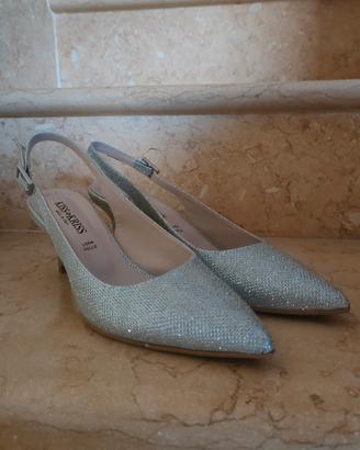 Scarpe brillantinate kiss kriss 39